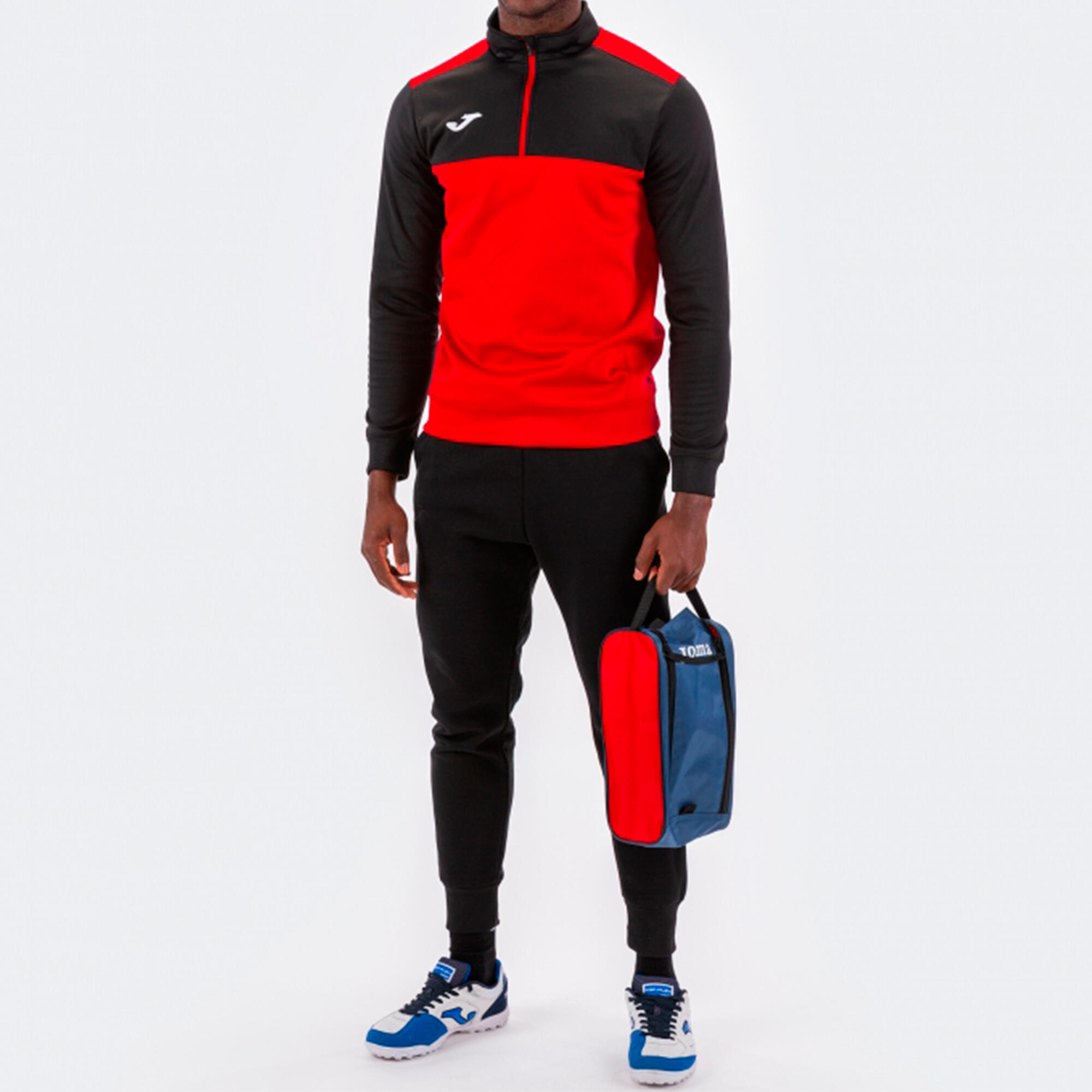 Felpa Uomo Joma Winner Rosso 3/6