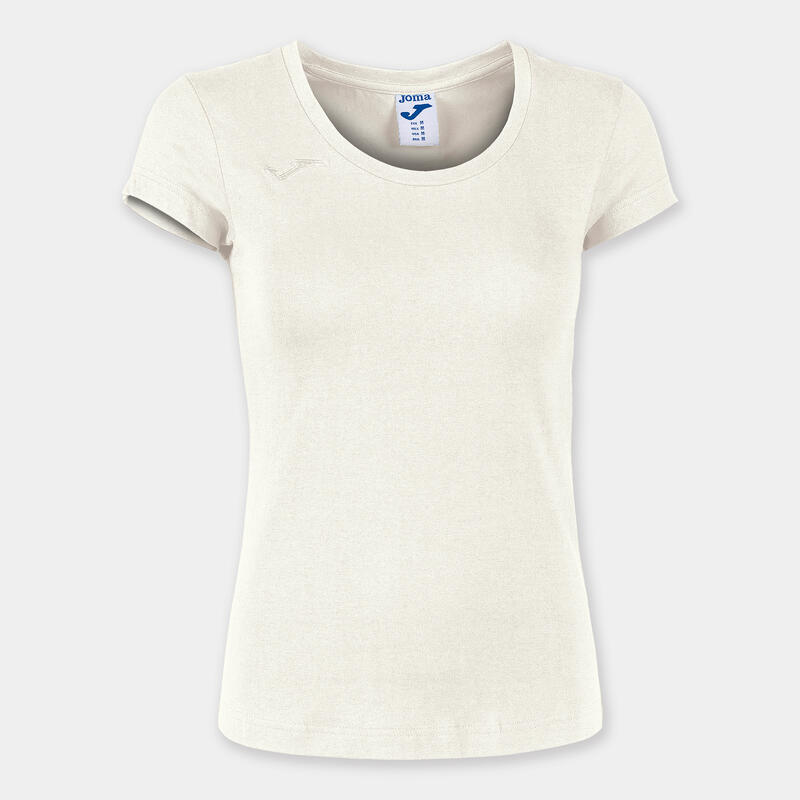 Camiseta Manga Corta Fitness Mujer Joma Verona Beige