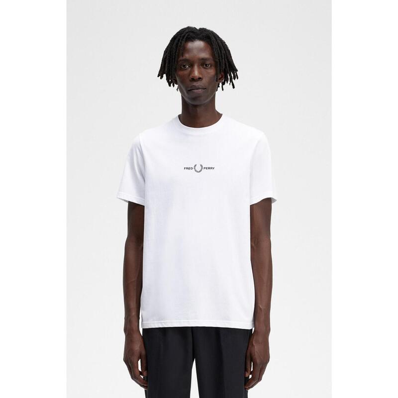 Camiseta de manga corta para Hombre Fred perry  Blanco