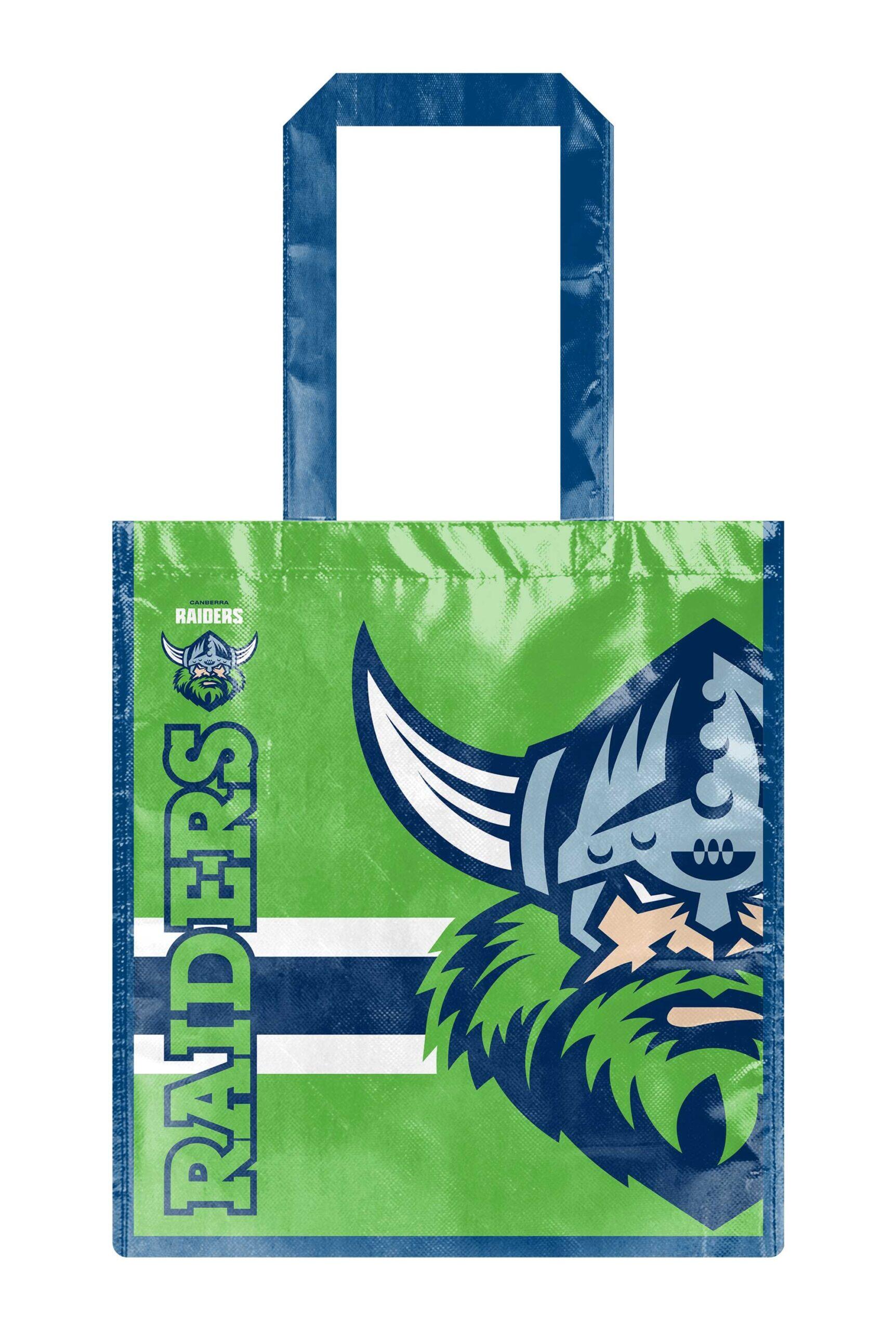 Canberra Raiders NRL Laminated Carry Shopping Grocery Bag