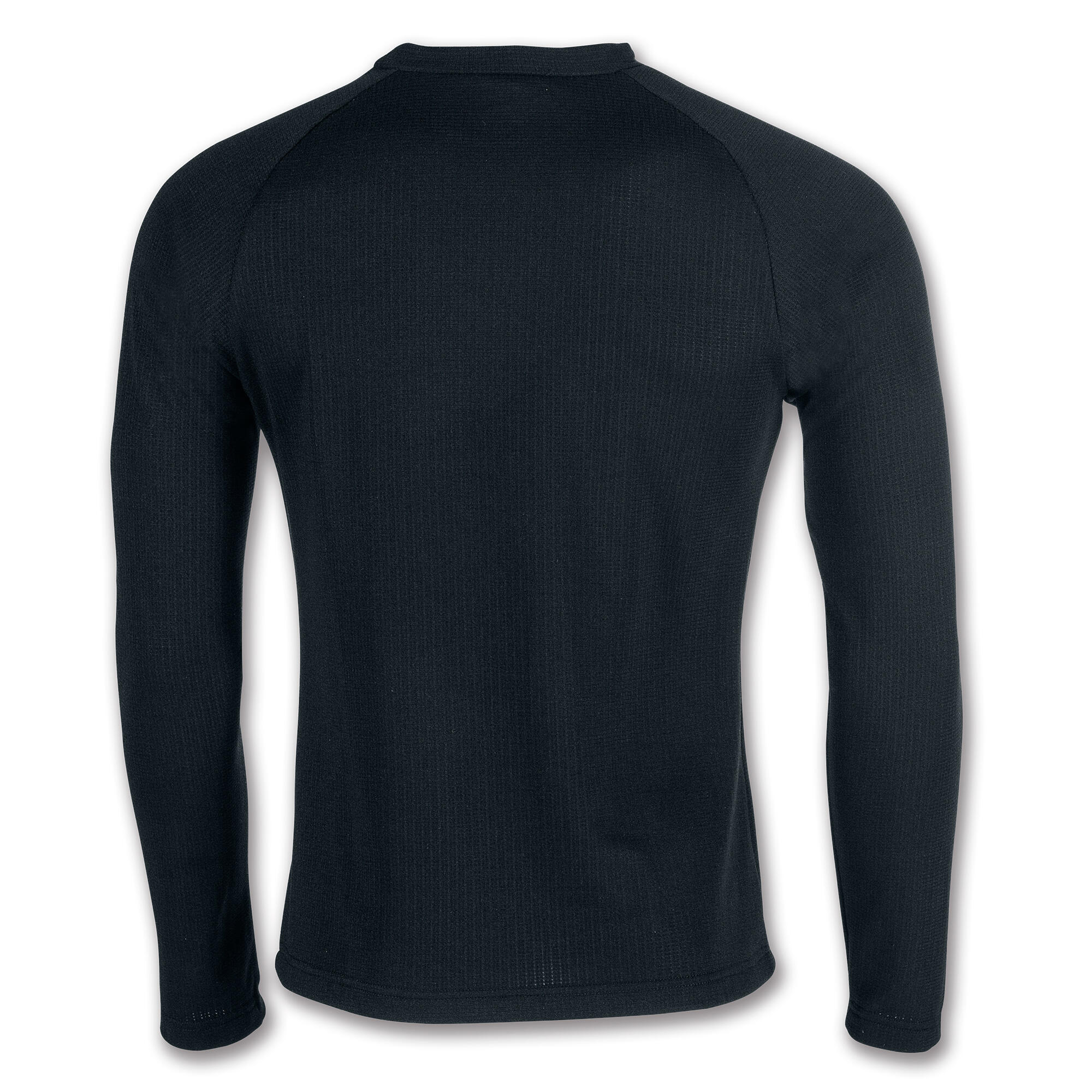 Camiseta Manga Larga Fitness Hombre Joma Brama Fleece Negro 2/3
