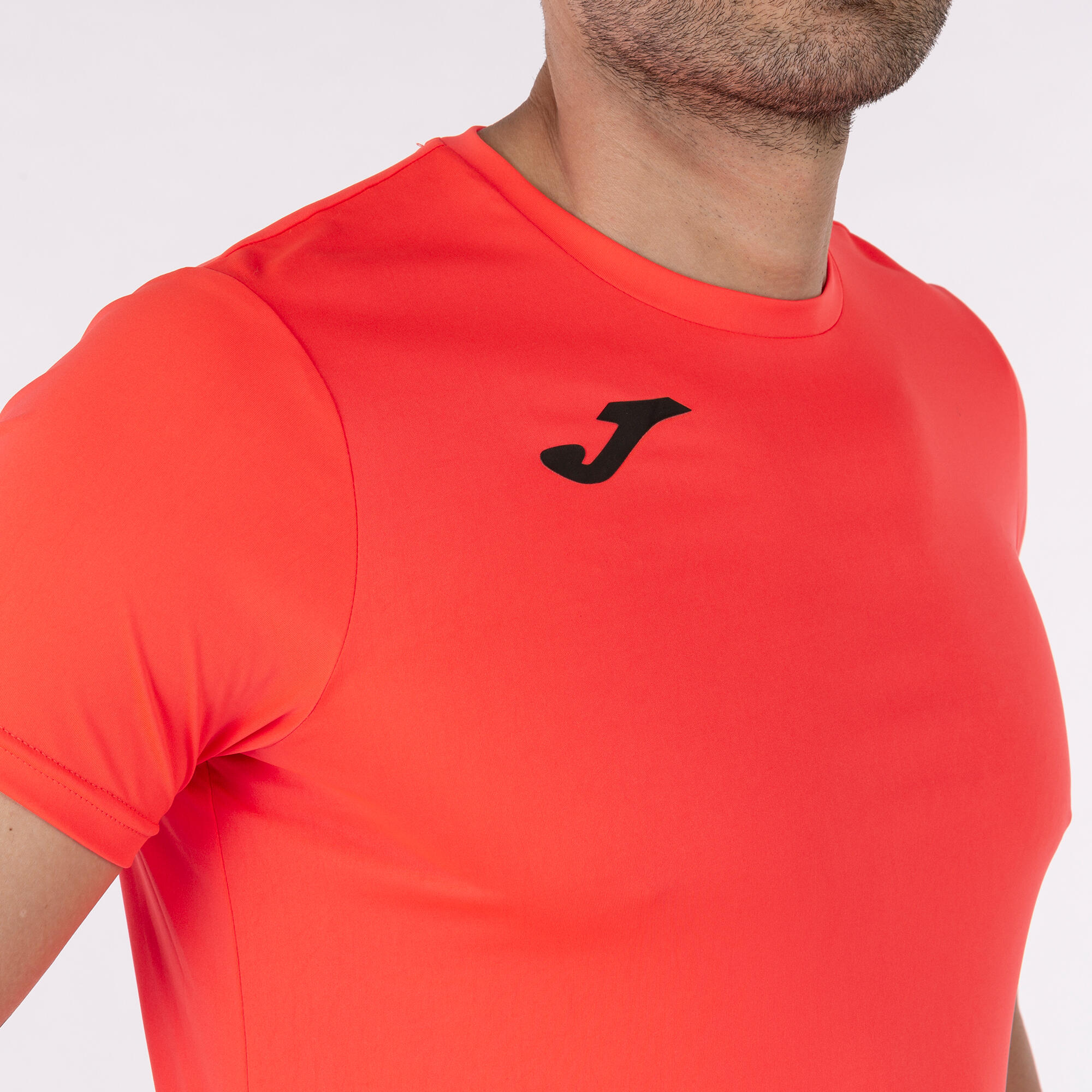 T-Shirt Manga Curta Running Homem Joma Record II Coral Fluor 5/5