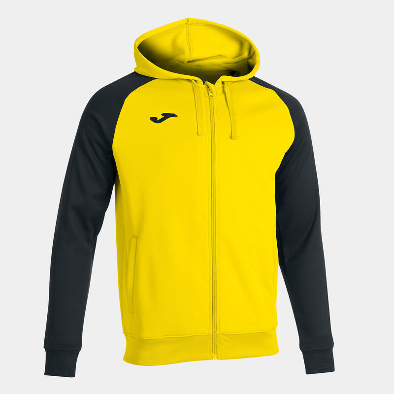 Chaqueta Con Capucha Fútbol Hombre Joma Academy IV Amarillo