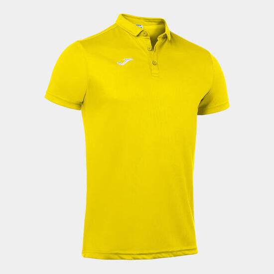 Polo Manga Corta Golf Hombre Joma Hobby Amarillo