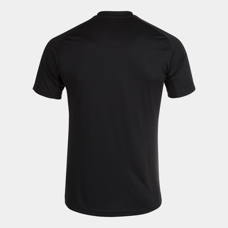 Camiseta Manga Corta Fútbol Hombre Joma Grafity II Negro