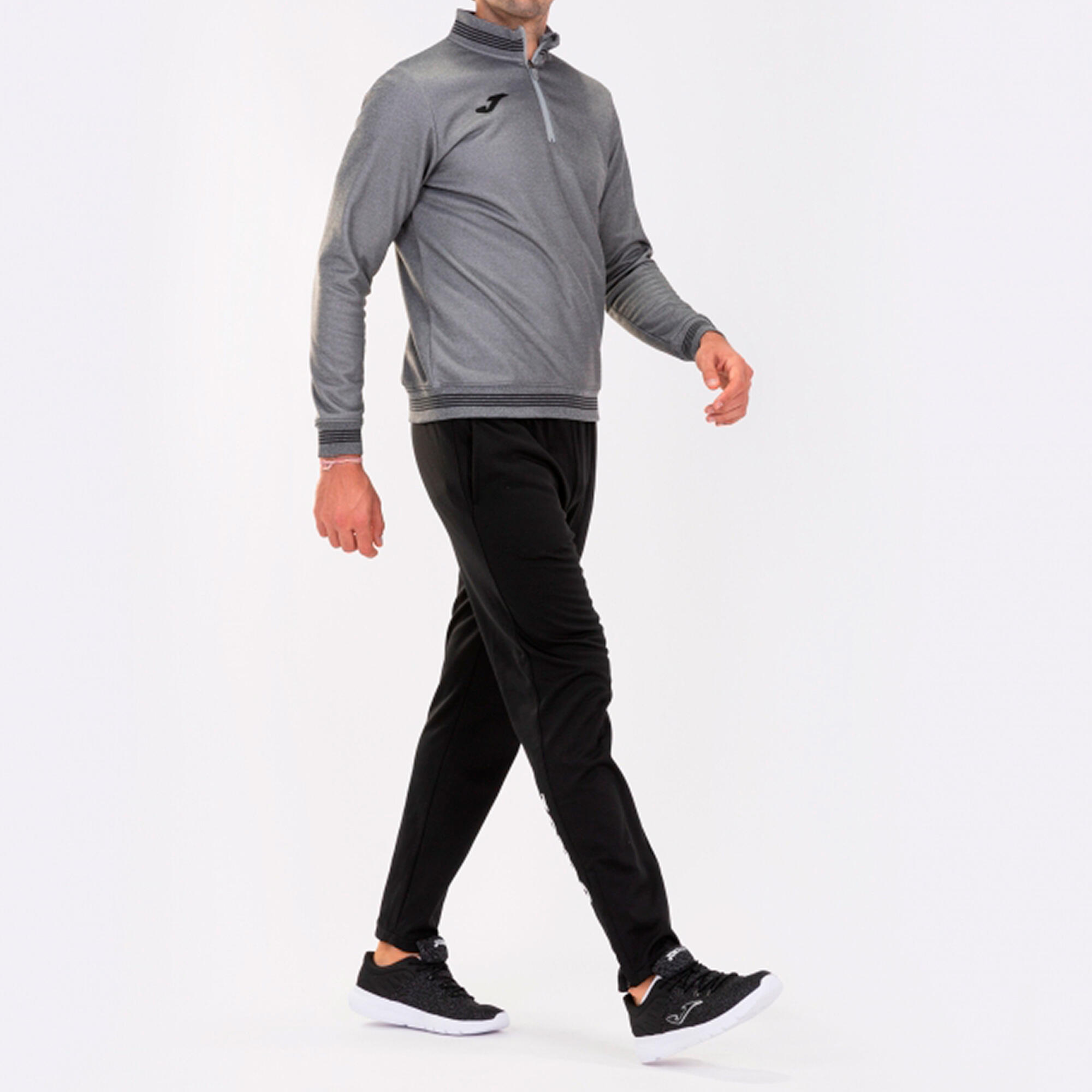 Sweat-Shirt Football Homme Joma Campus III Gris Melange 5/5