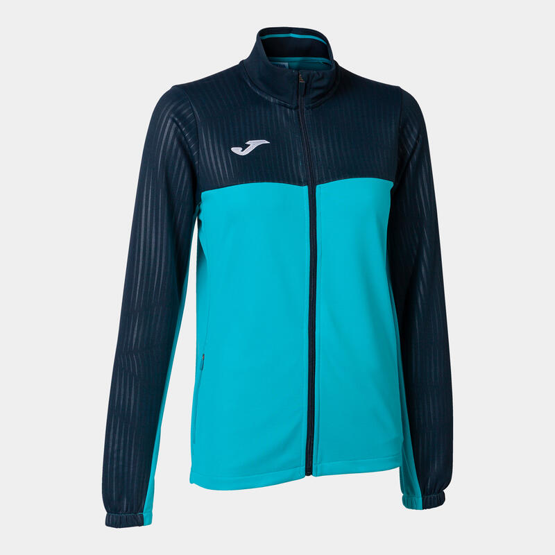 Veste Padel Femme Joma Montreal Turquoise Fluo
