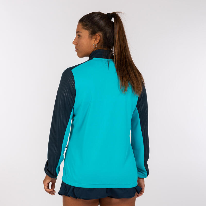 Veste Padel Femme Joma Montreal Turquoise Fluo