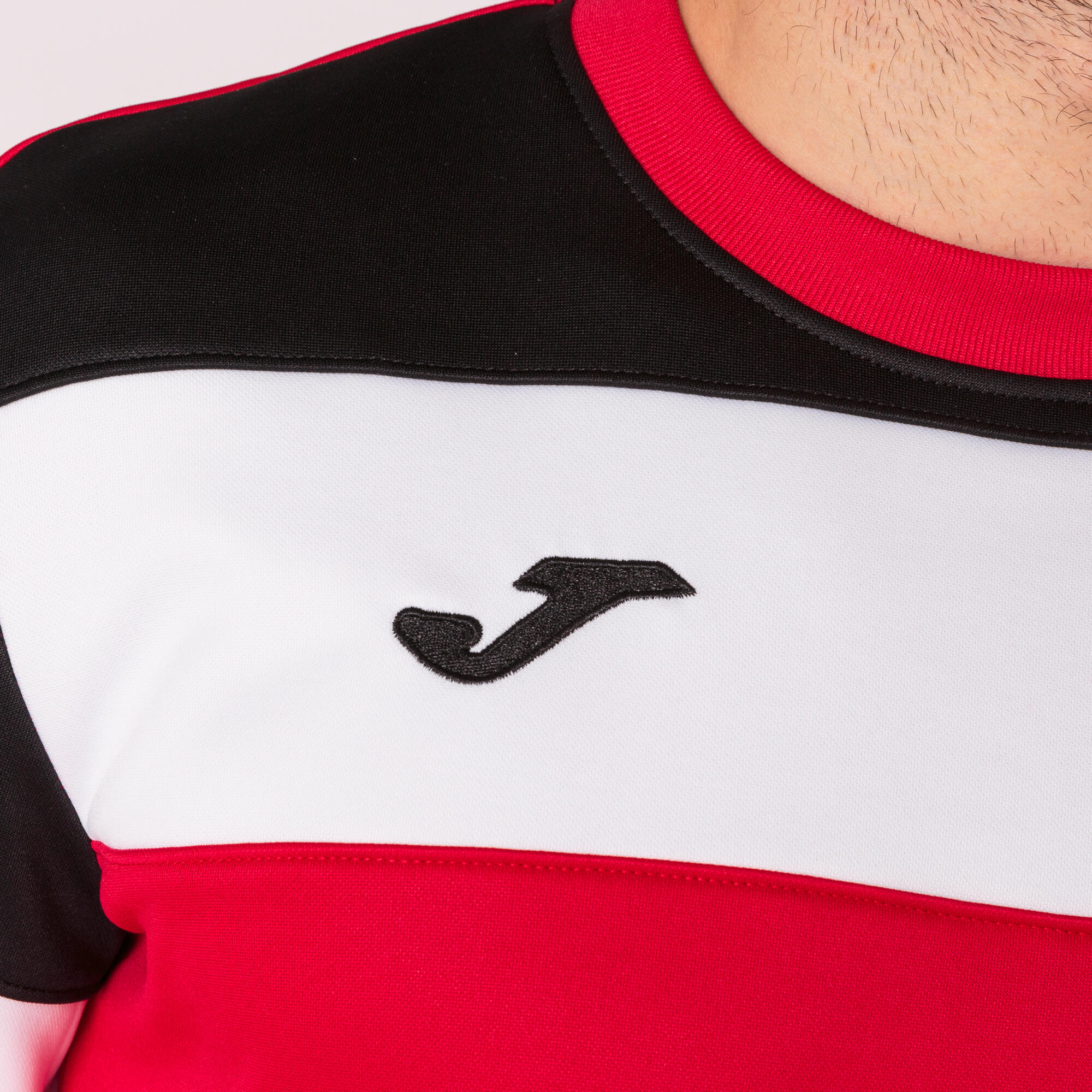 Sweat-Shirt Football Homme Joma Crew IV Rouge 5/5