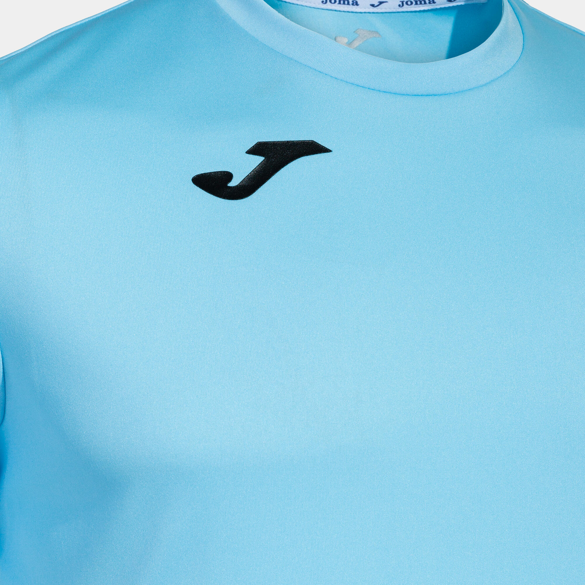 Maillot Manches Courtes Football Enfants Joma Combi Bleu Ciel 3/7