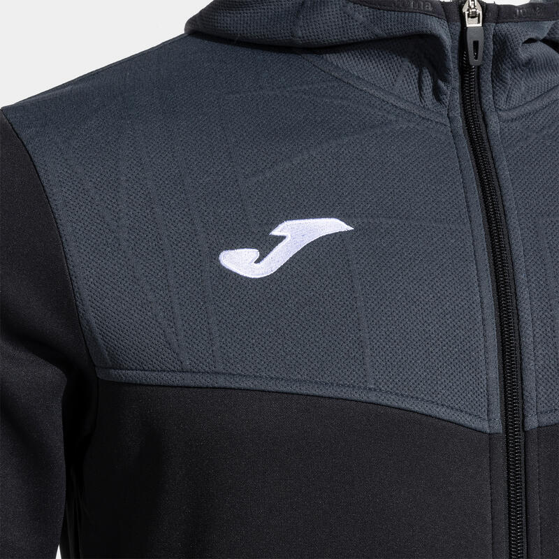 Veste À Capuche Football Homme Joma Campus street Noir