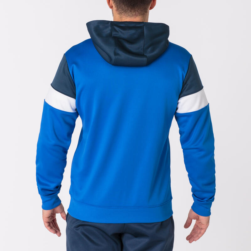 Chaqueta Con Capucha Fútbol Niños Joma Crew IV Royal