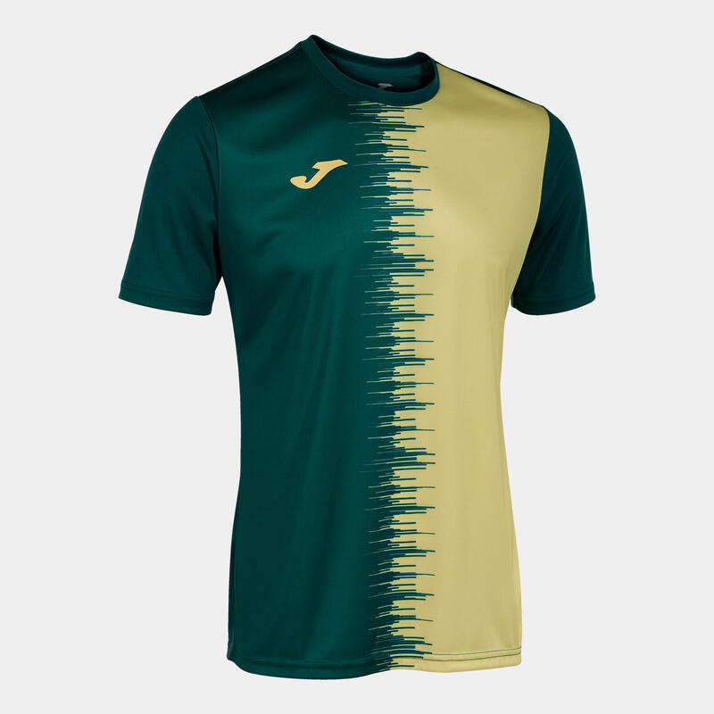 Camiseta Manga Corta Fútbol Hombre Joma City II Verde