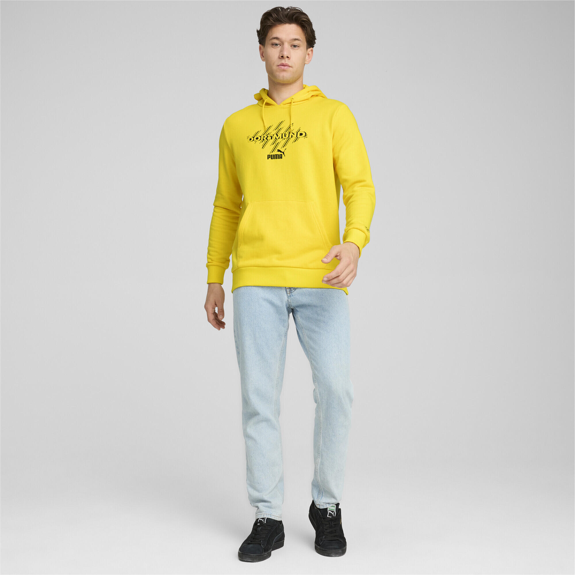Hoodie ftblCULTURE Borussia Dortmund Homme PUMA Faster Yellow Black 6/7