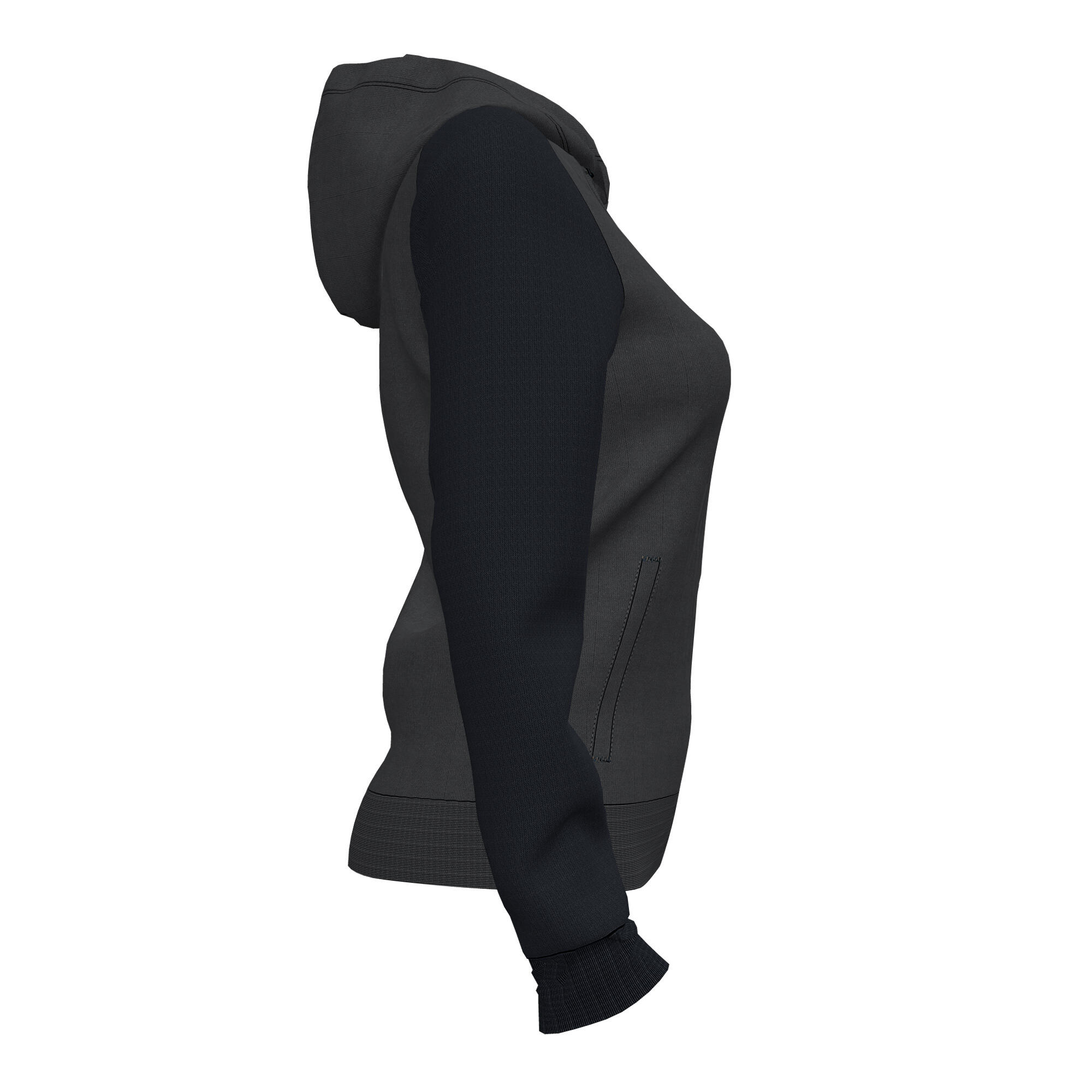 Veste À Capuche Football Femme Joma Academy IV Anthracite 4/4
