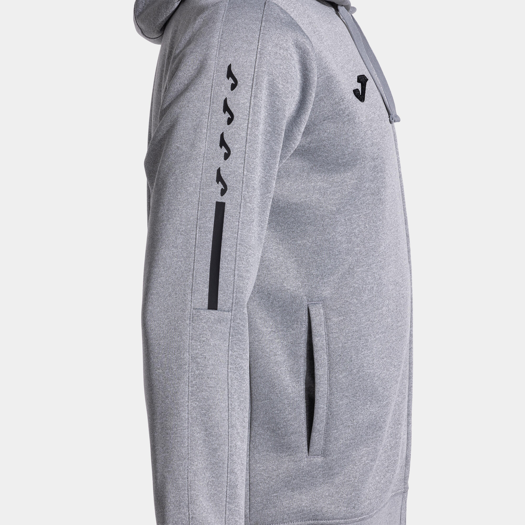 Veste À Capuche Football Enfants Joma Olimpiada Gris Melange 5/5