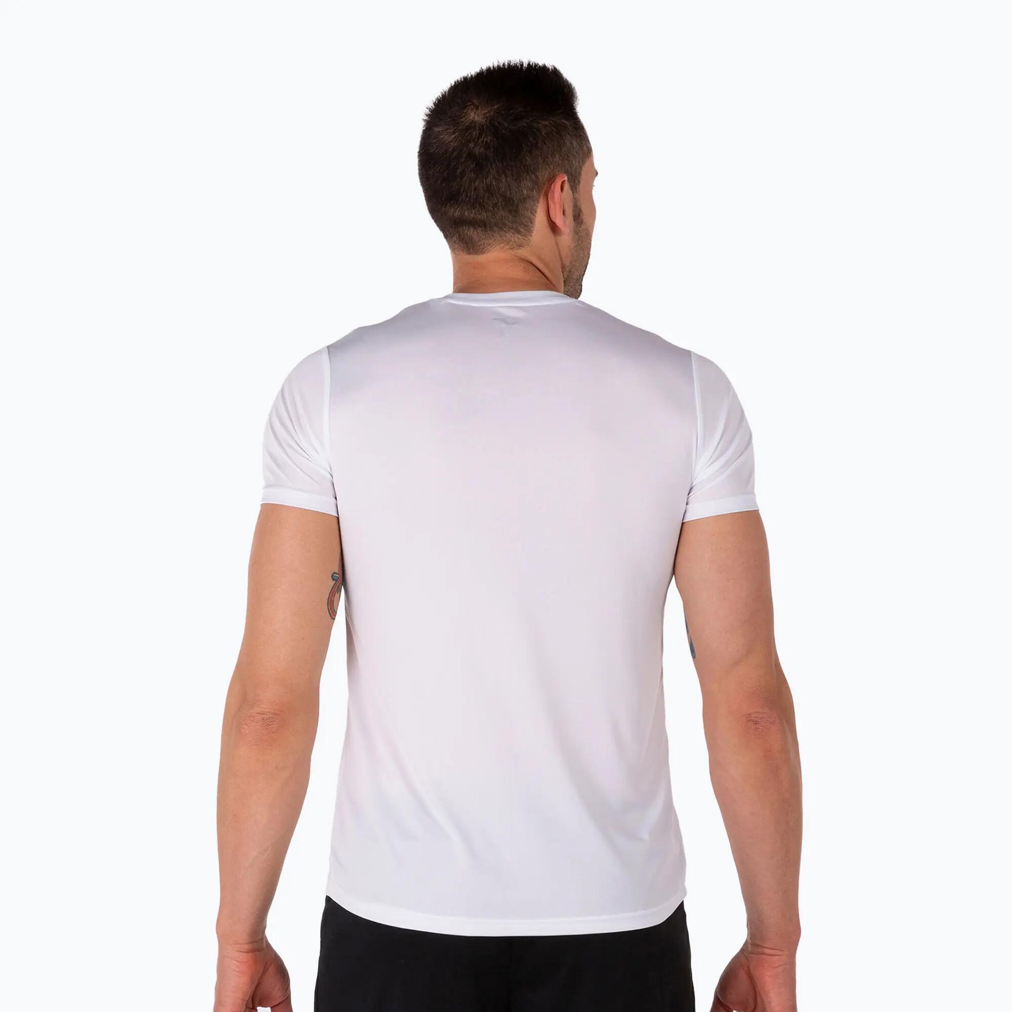 Maillot Manches Courtes Running Homme Joma Record II Blanc 3/5