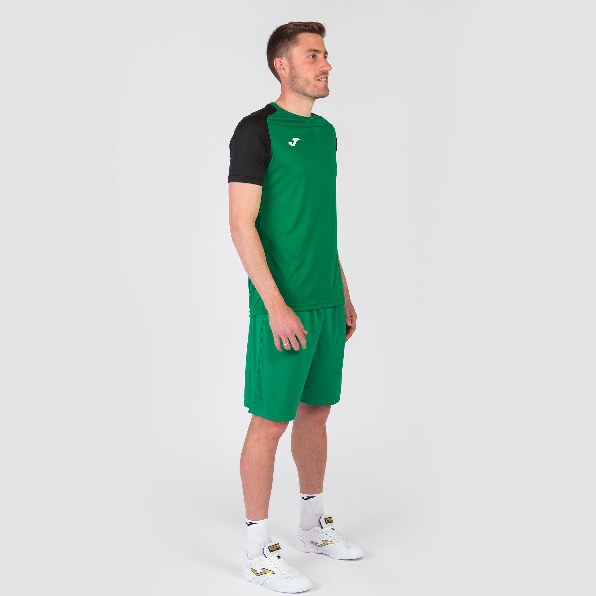 Camiseta Manga Corta Fútbol Hombre Joma Academy IV Verde 4/5
