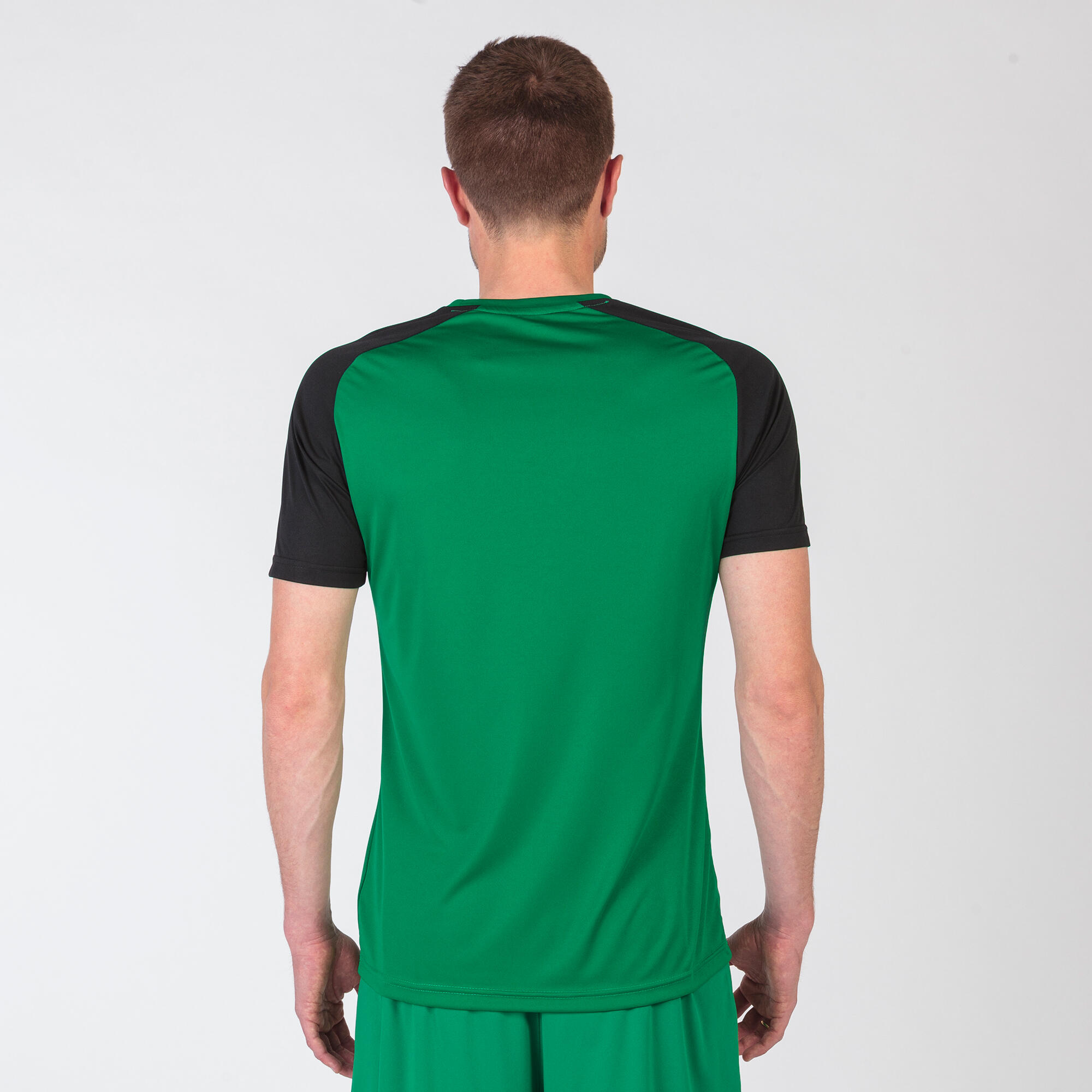 Camiseta Manga Corta Fútbol Hombre Joma Academy IV Verde 3/5