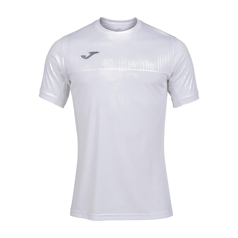 Camiseta Manga Corta Pádel Hombre Joma Montreal Blanco