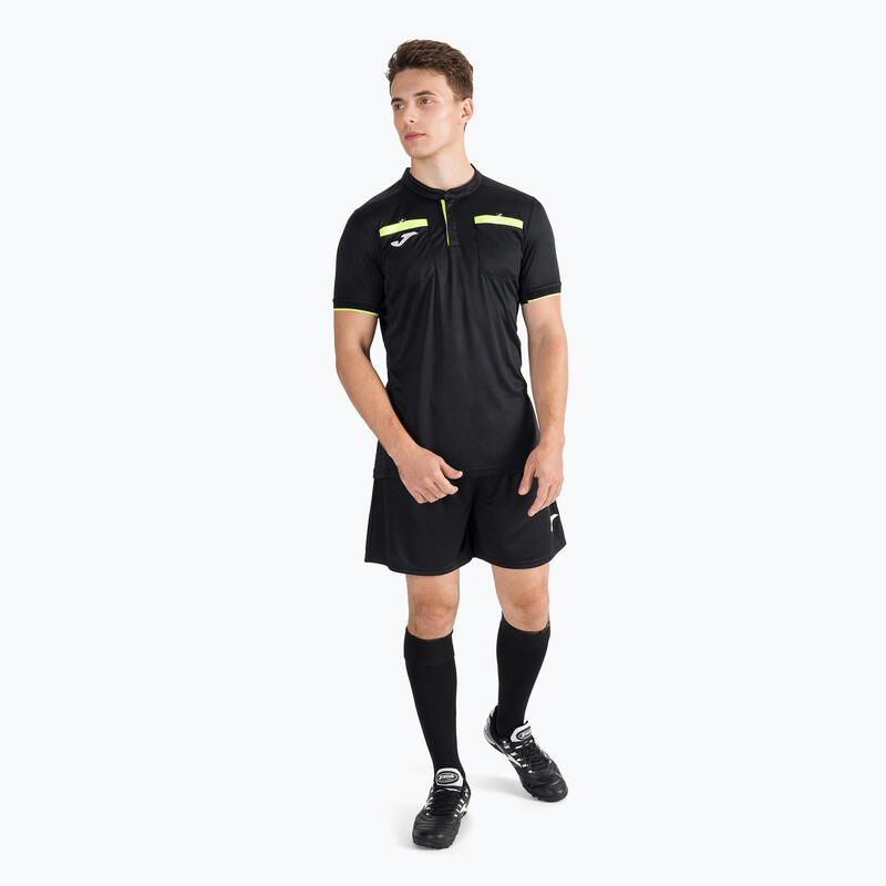 Camiseta Manga Corta Fútbol Hombre Joma Referee Negro