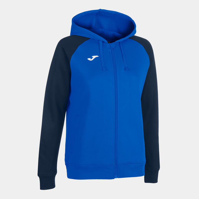 Chaqueta Con Capucha Fútbol Mujer Joma Academy IV Royal