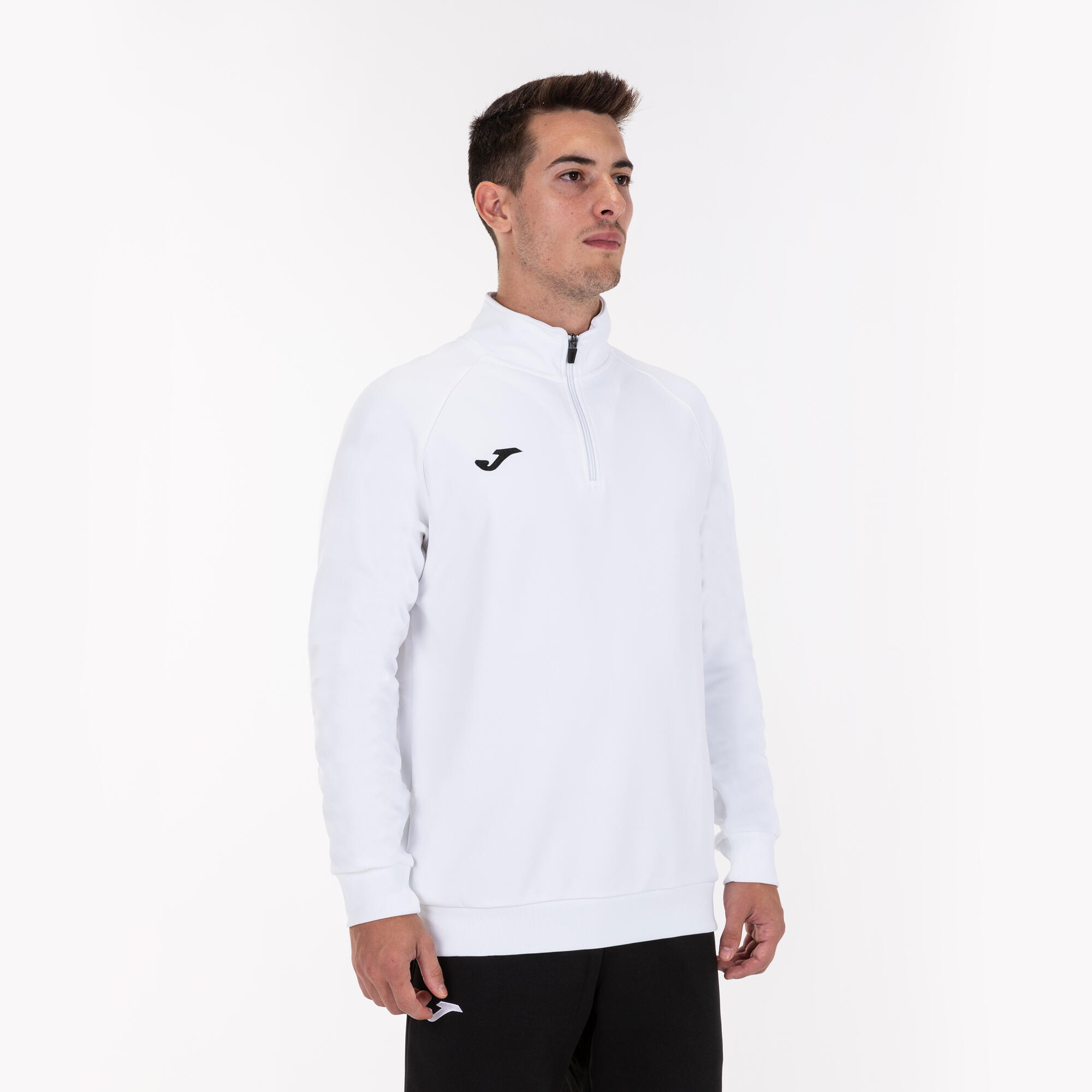 Sweat-Shirt Football Enfants Joma Faraon Media Cremallera Blanc 5/7