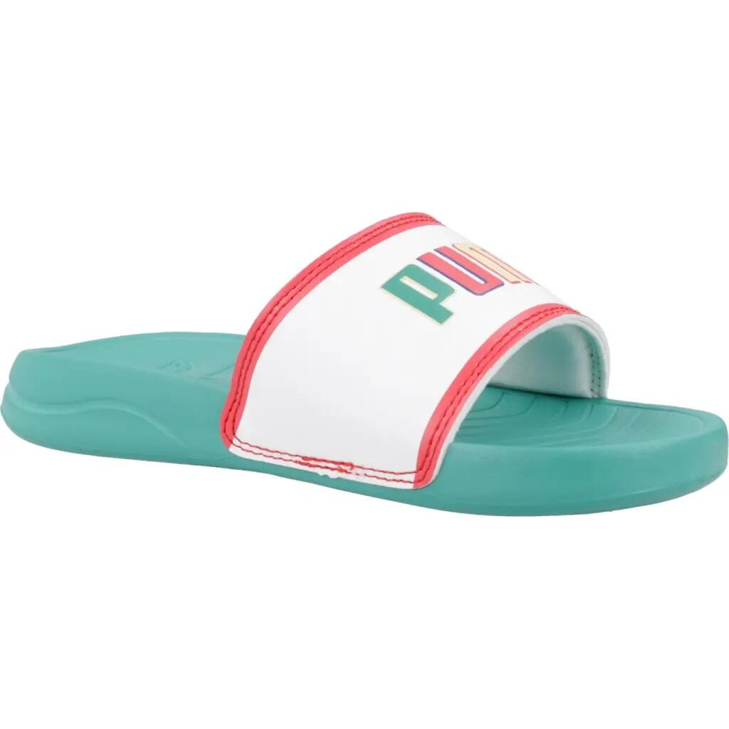 Tongs PUMA Popcat 20 Vert/Blanc 5/5