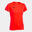 Camiseta Manga Corta Fitness Mujer Joma Combi Woman Coral Flúor