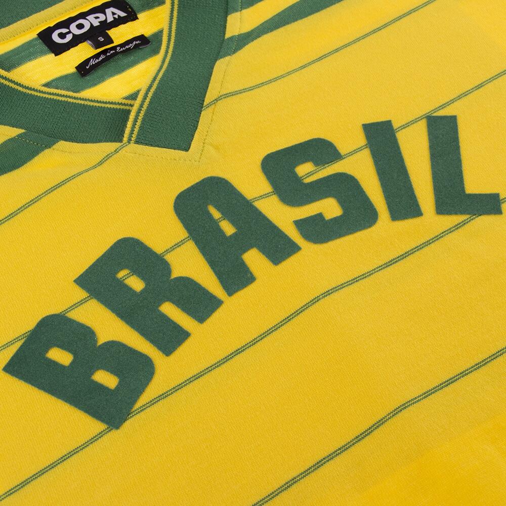 Retro Voetbalshirt - Heren - Brazilië 1984 - Geel 4/7