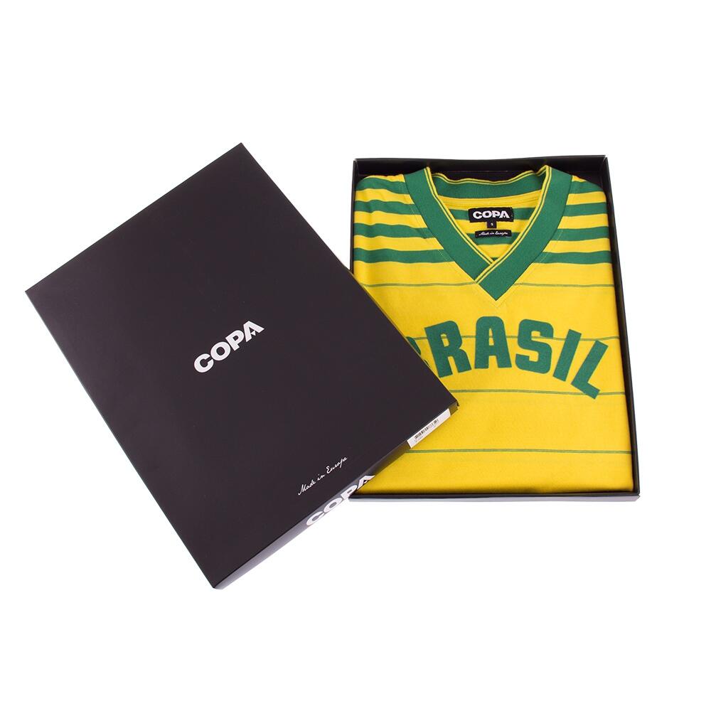 Retro Voetbalshirt - Heren - Brazilië 1984 - Geel 6/7