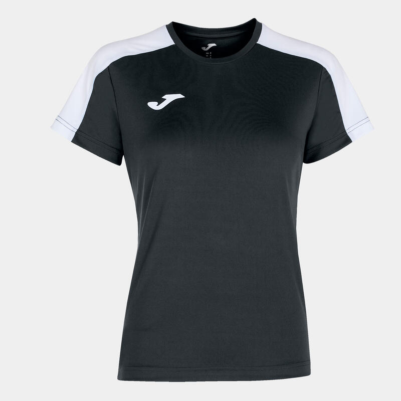 Camiseta Manga Corta Fútbol Mujer Joma Academy III Negro