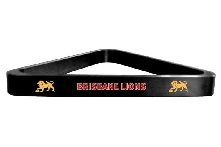 Brisbane Lions AFL Kelly Pool Snooker Billiard Table Ball Triangle Rack