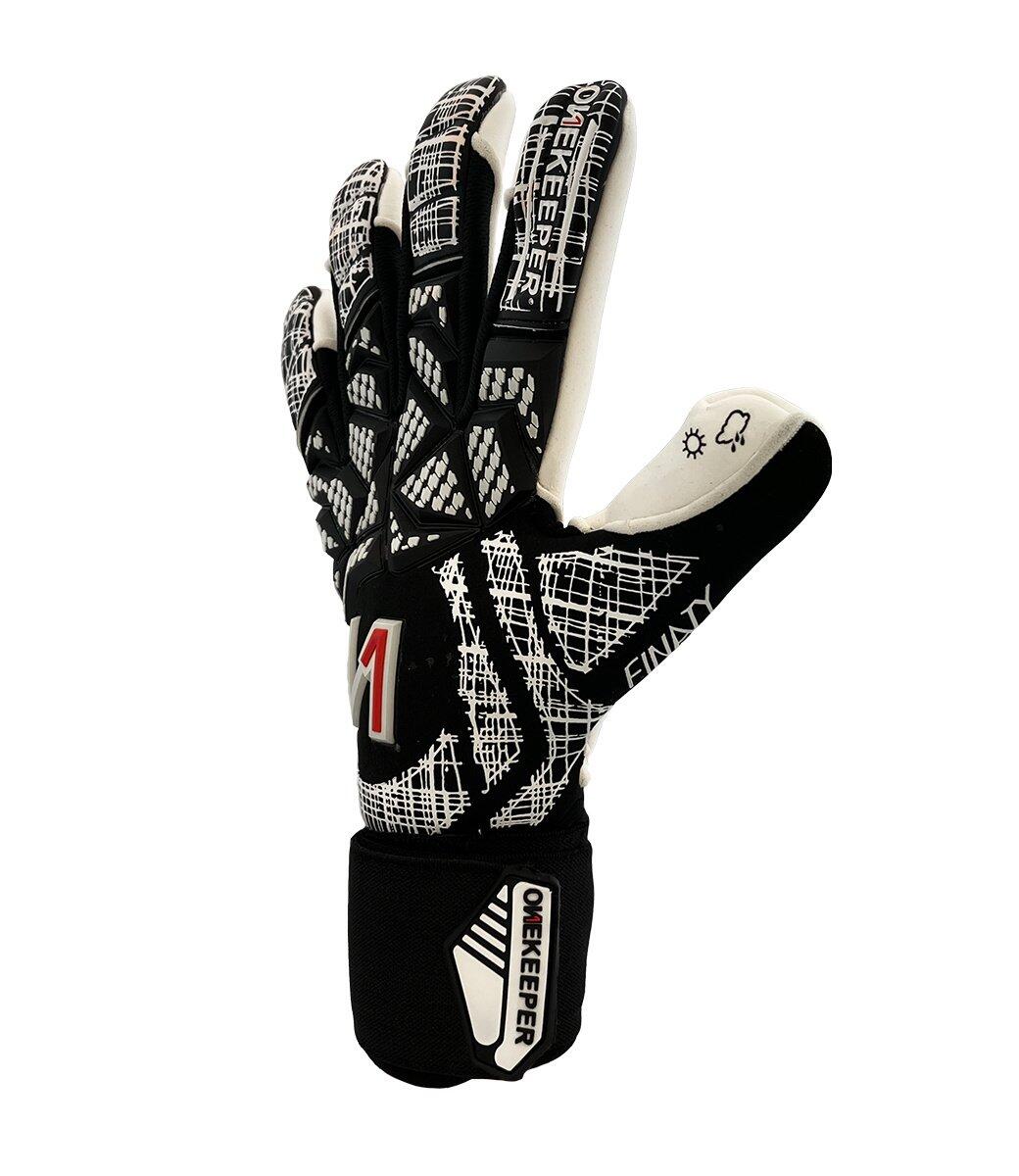 Onekeeper Keepershandschoenen Finaty Zwart/Wit Junior 4/5