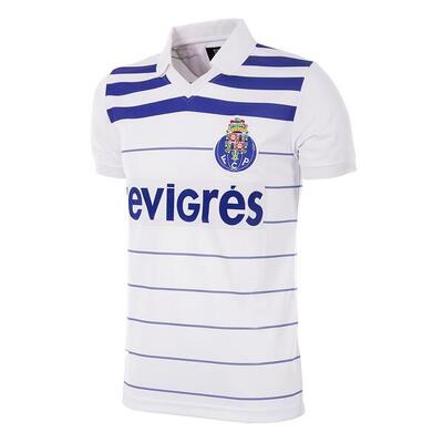 Retro voetbalshirt - heren - fc porto 1985/86 - wit