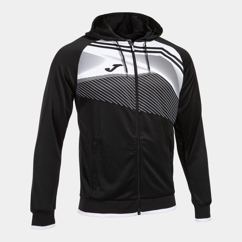 Chaqueta Con Capucha Fútbol Hombre Joma Supernova II Negro