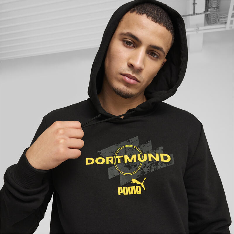 Hoodie ftblCULTURE Borussia Dortmund Homme PUMA Black Faster Yellow