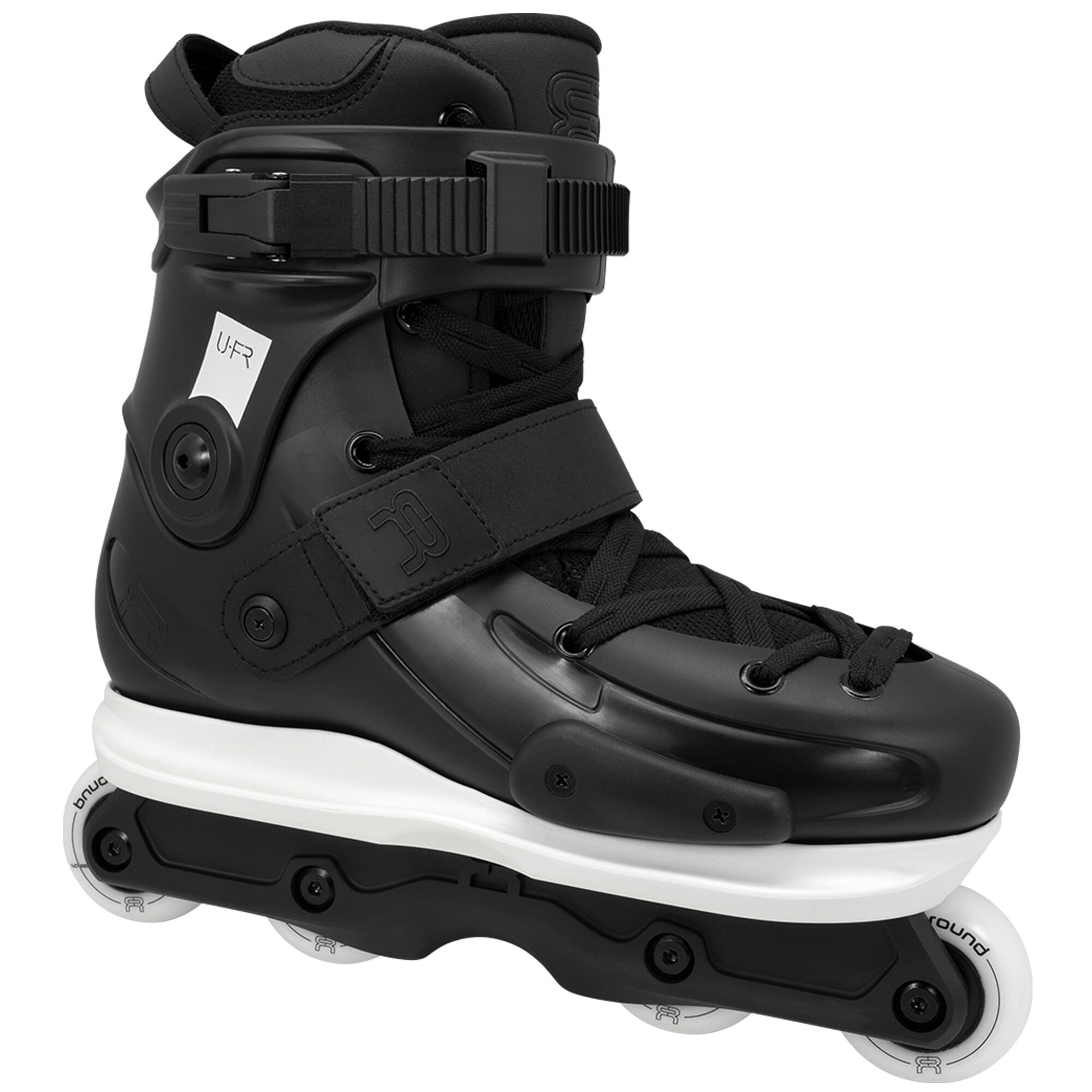 FR SKATES FR U-FR Street Skates - Aggressive Park & Street In-Lines - Black