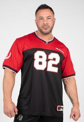 Trenton football jersey - zwart/rood