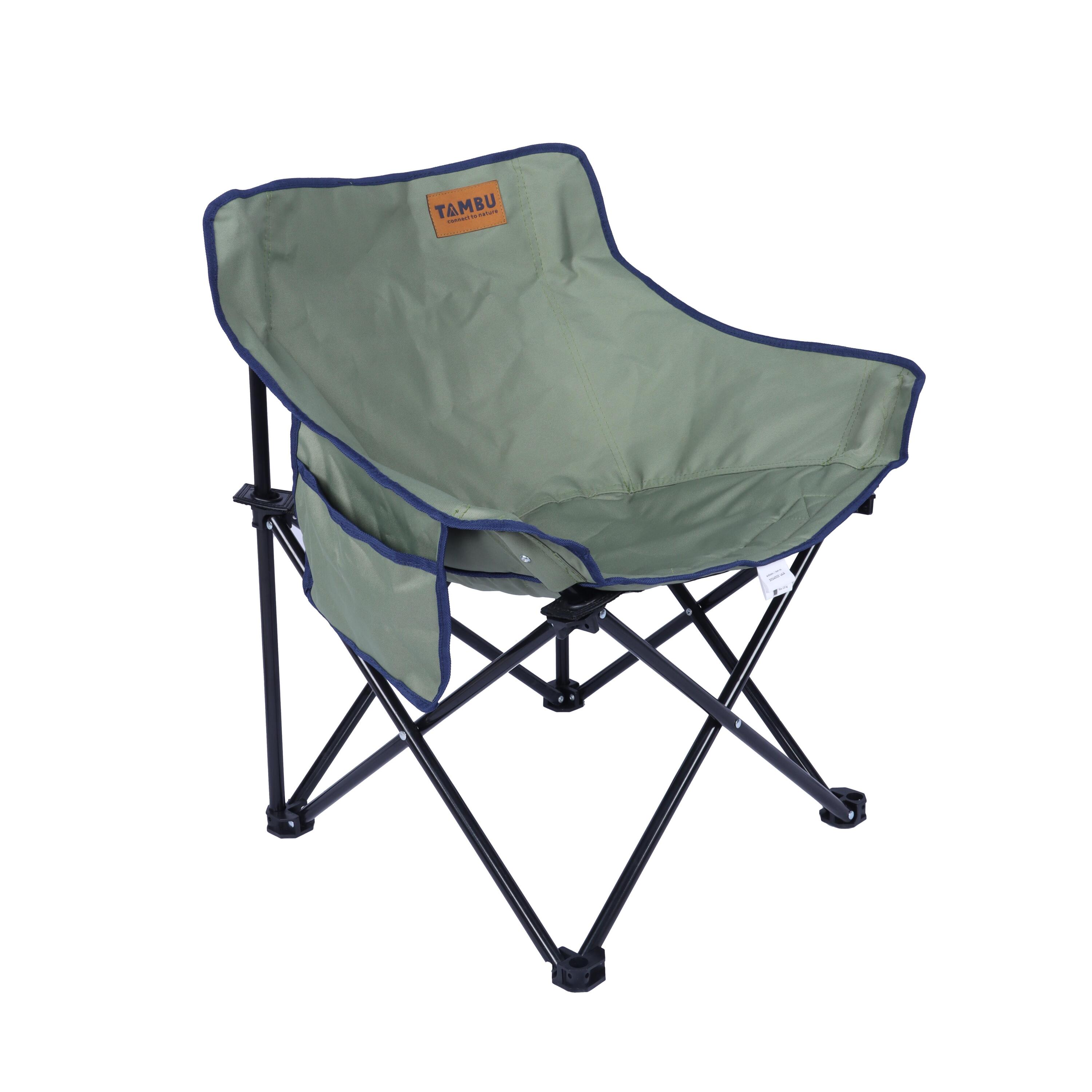 TAMBU Silla de camping LAJA | Plegable | Verde 3/7