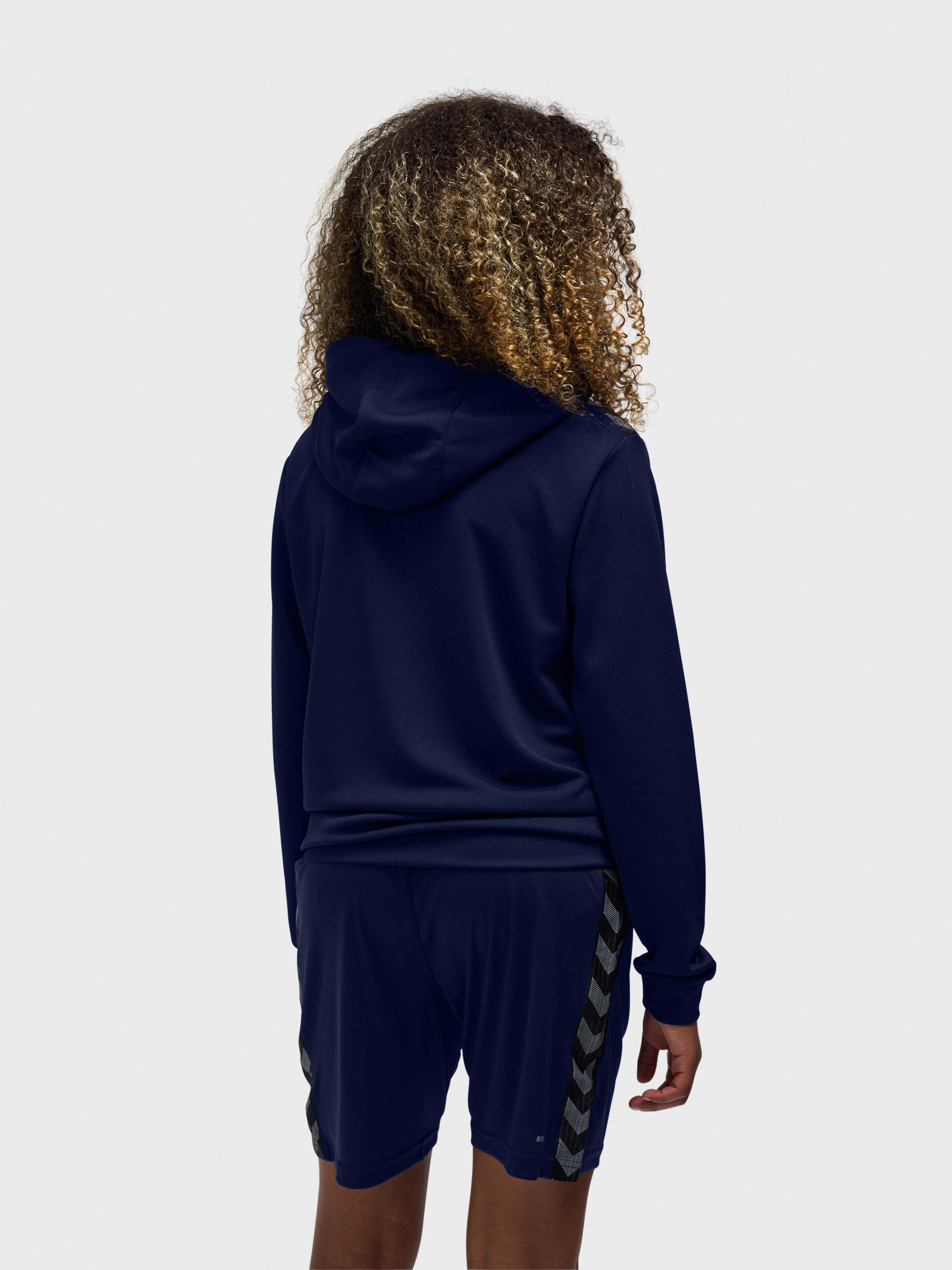 Giacca da tuta da bambino in poliestere con cappuccio e zip Hummel Authentic 2/7