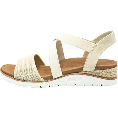 Sandalias Skechers BOBS Arch Fit Beach Kiss, Beige, Mujer
