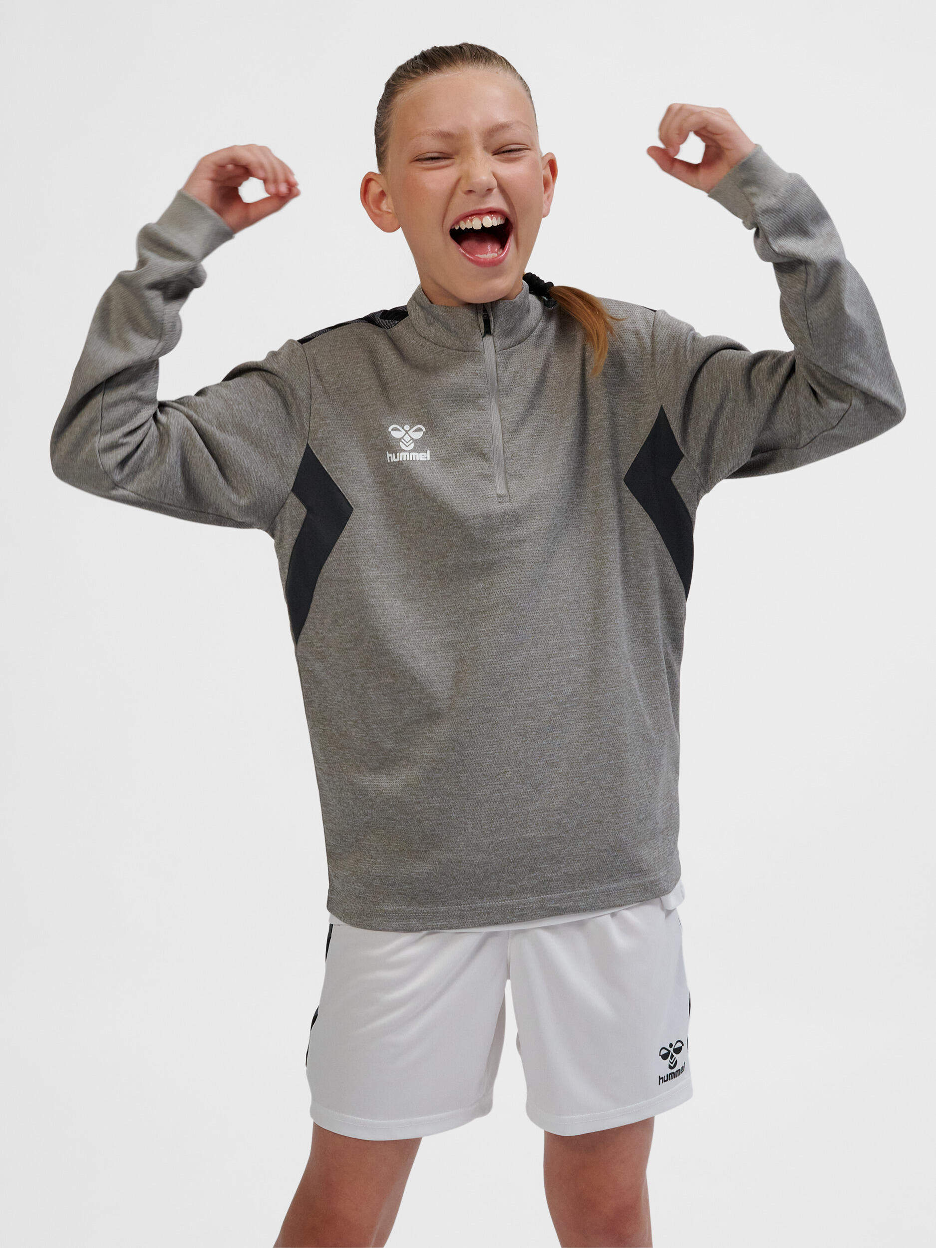 Demie-Fermeture Éclair Zip Sweat-Shirt Hmlauthentic Enfant 2/7