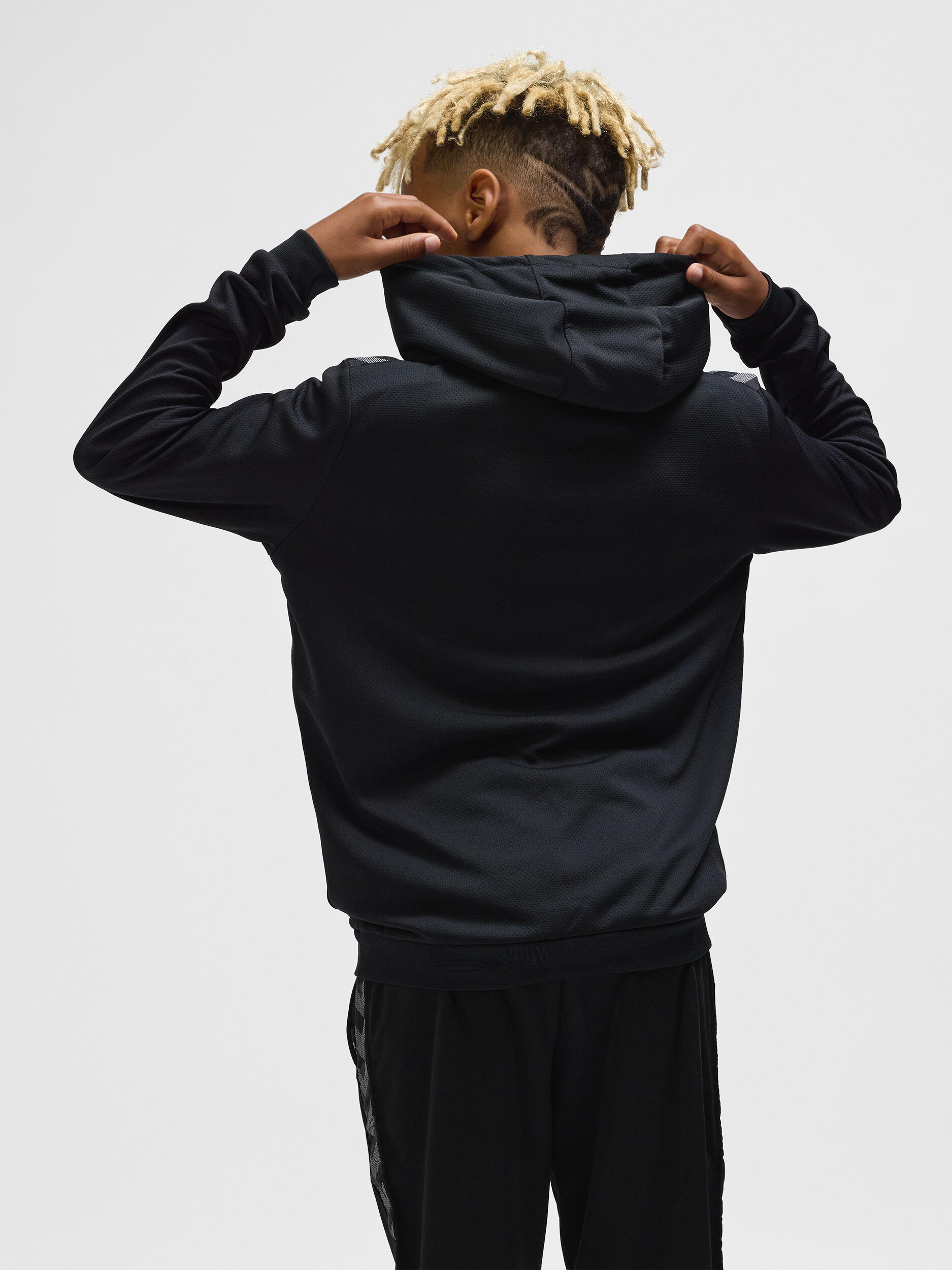 Sweatshirt com capuz em poliéster para criança Hummel Authentic 2/7