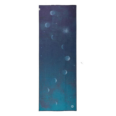 GRIP² Yoga Towel Art Collection. Dusty Moon. nightblue