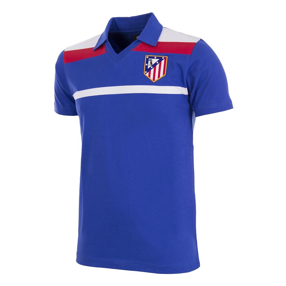 Copa Football - Atletico De Madrid 1986 Third Maillot De Foot Rétro - T-shirt Manches Courtes - Bleu - Xl. - Decathlon