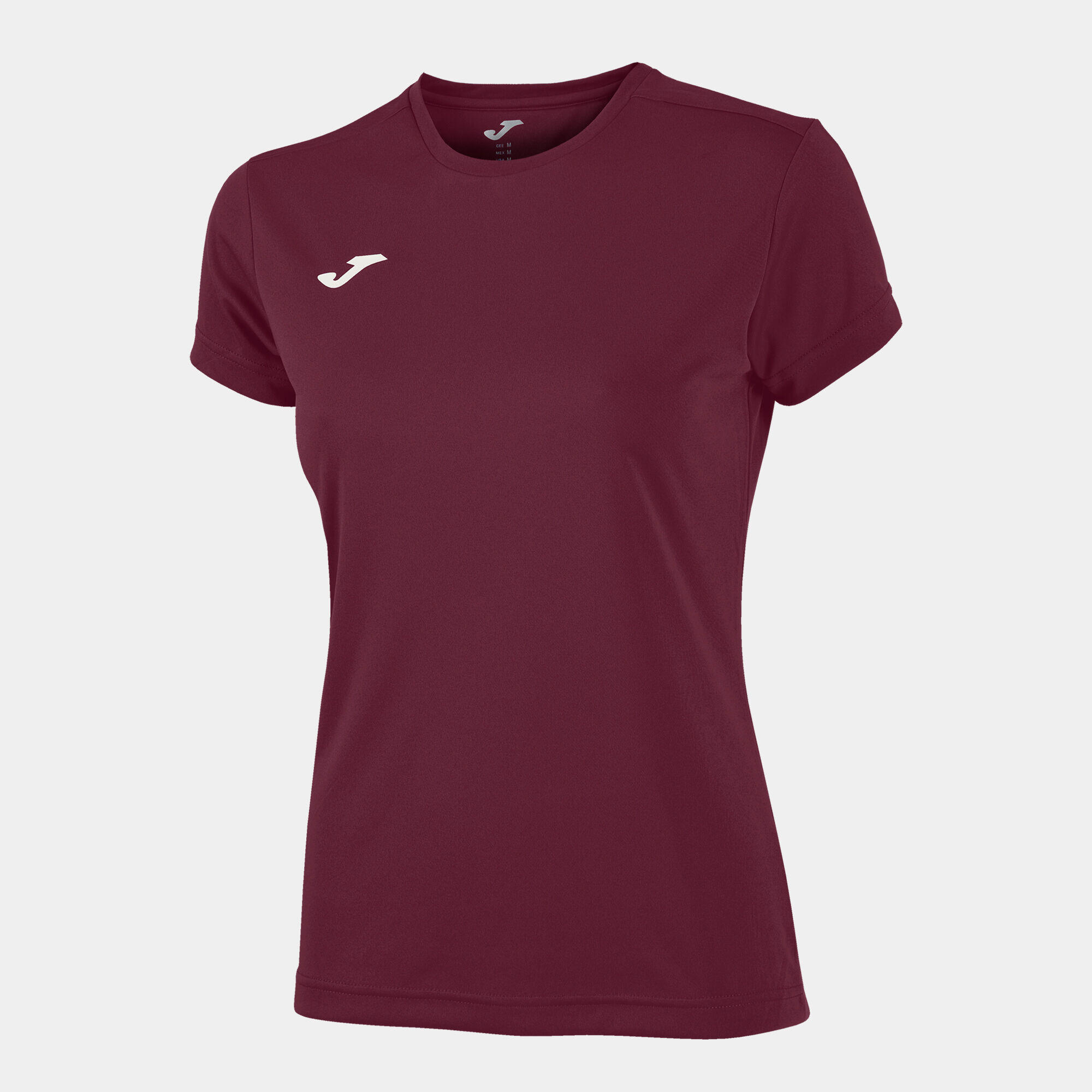 JOMA Camiseta Manga Corta Fitness Mujer Joma Combi Woman Burdeos