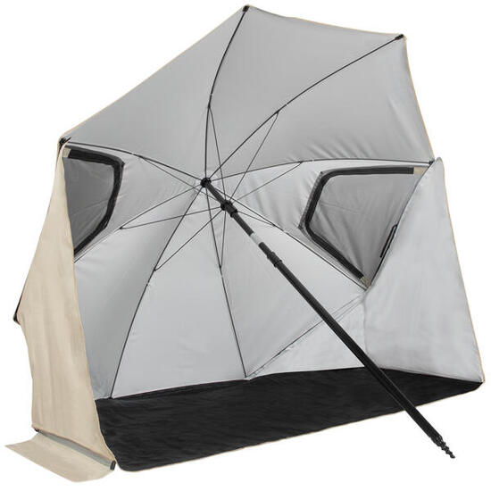 Parasol de plage Premium - Coupe-vent - 200cm - Beige