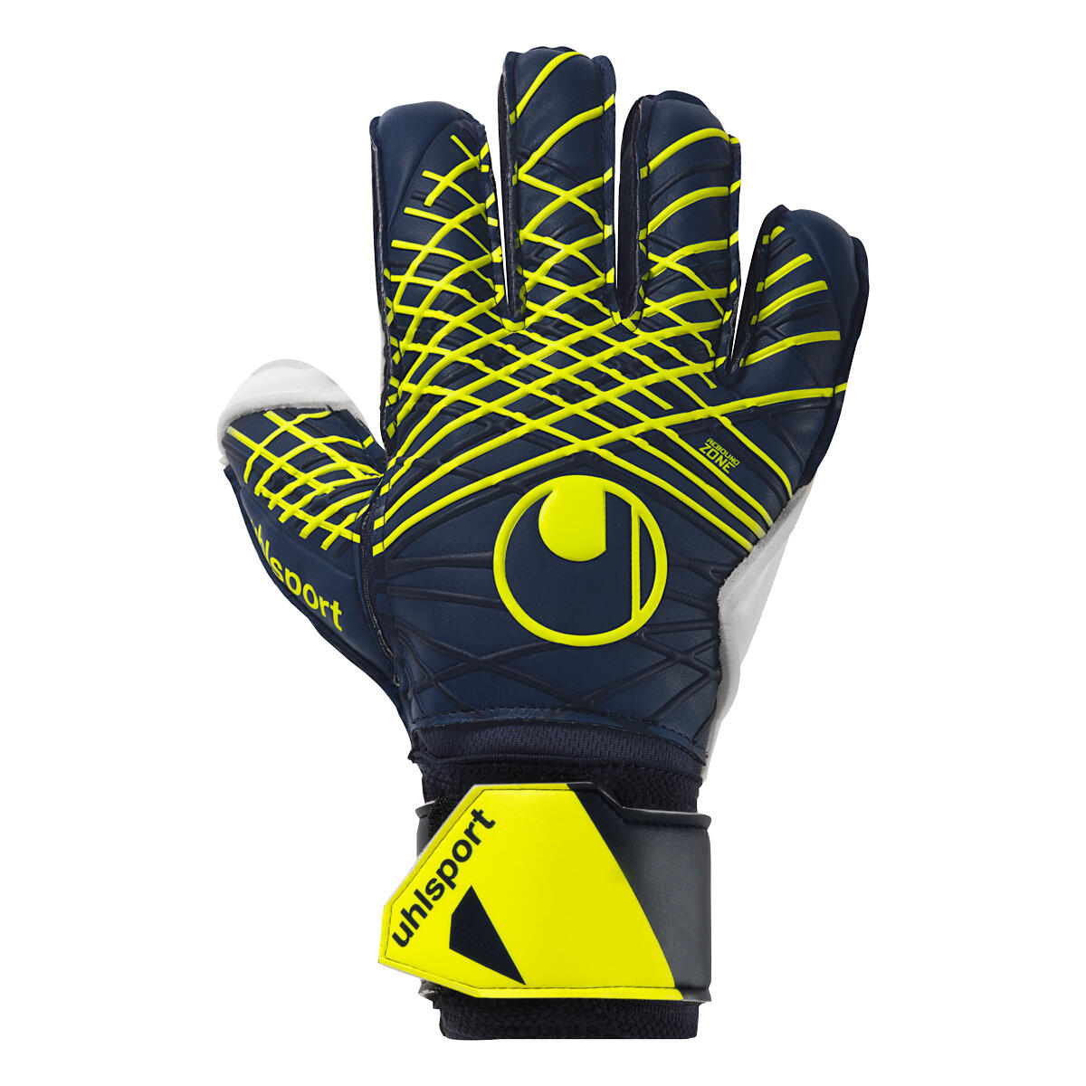Uhlsport - Gants De Gardien De But Prediction Soft Flex Frame Uhlsport - Gants De Gardien - Blanc|bleu|jaune - 9,5 - Decathlon