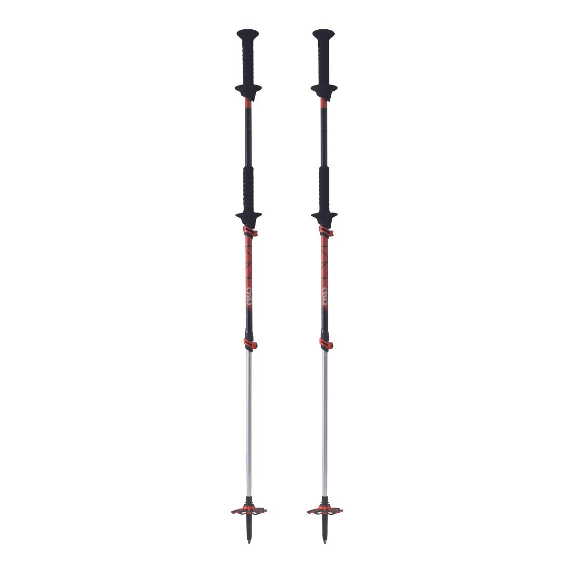 Tsl - Bâtons Skimo Tsl - Télescopique - Move Carbone/alu 2 Adjust Swing - Bâton De Randonnée - Noir|rouge - 140 Cm - Decathlon